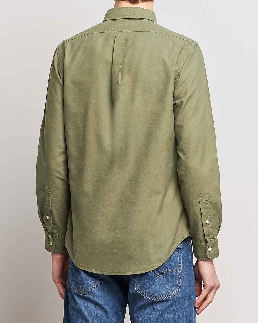 Men | Shirts | Polo Ralph Lauren | Slim Fit Garment Dyed Oxford Defender Green