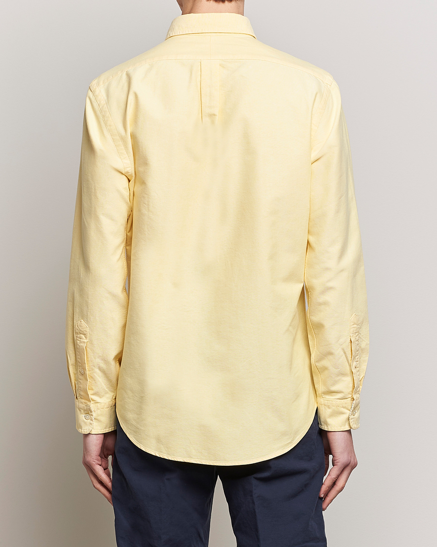 Men | Shirts | Polo Ralph Lauren | Custom Fit Oxford Button Down Shirt Yellow