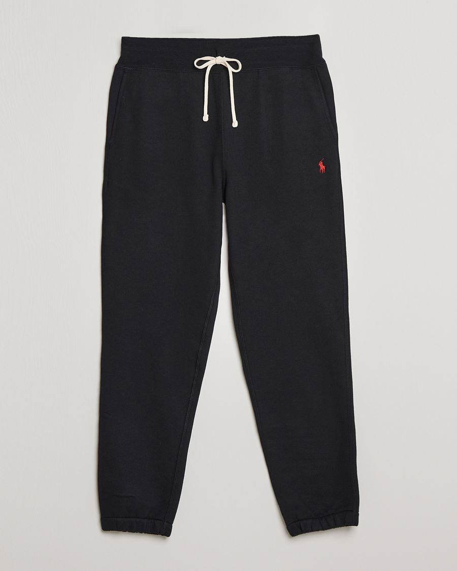 Men | Trousers | Polo Ralph Lauren | RL Fleece Sweatpants Black