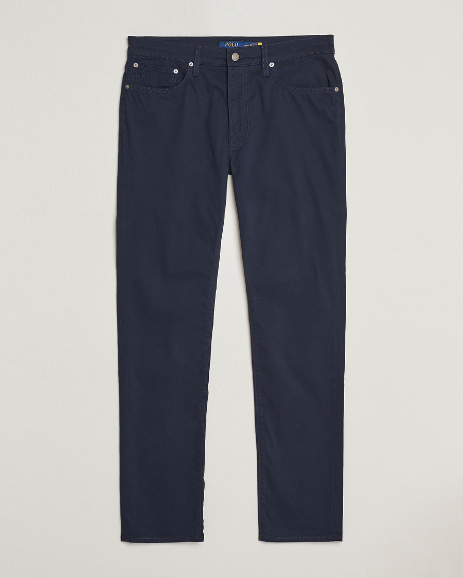 Men | Trousers | Polo Ralph Lauren | Sullivan Twill Stretch 5-Pocket Pants Navy