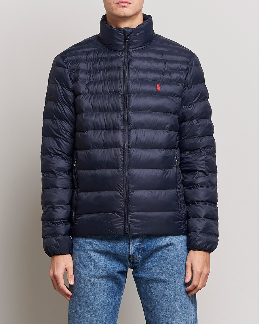Polo Ralph Lauren Earth Down Jacket Collection Navy at CareOfCarl.com