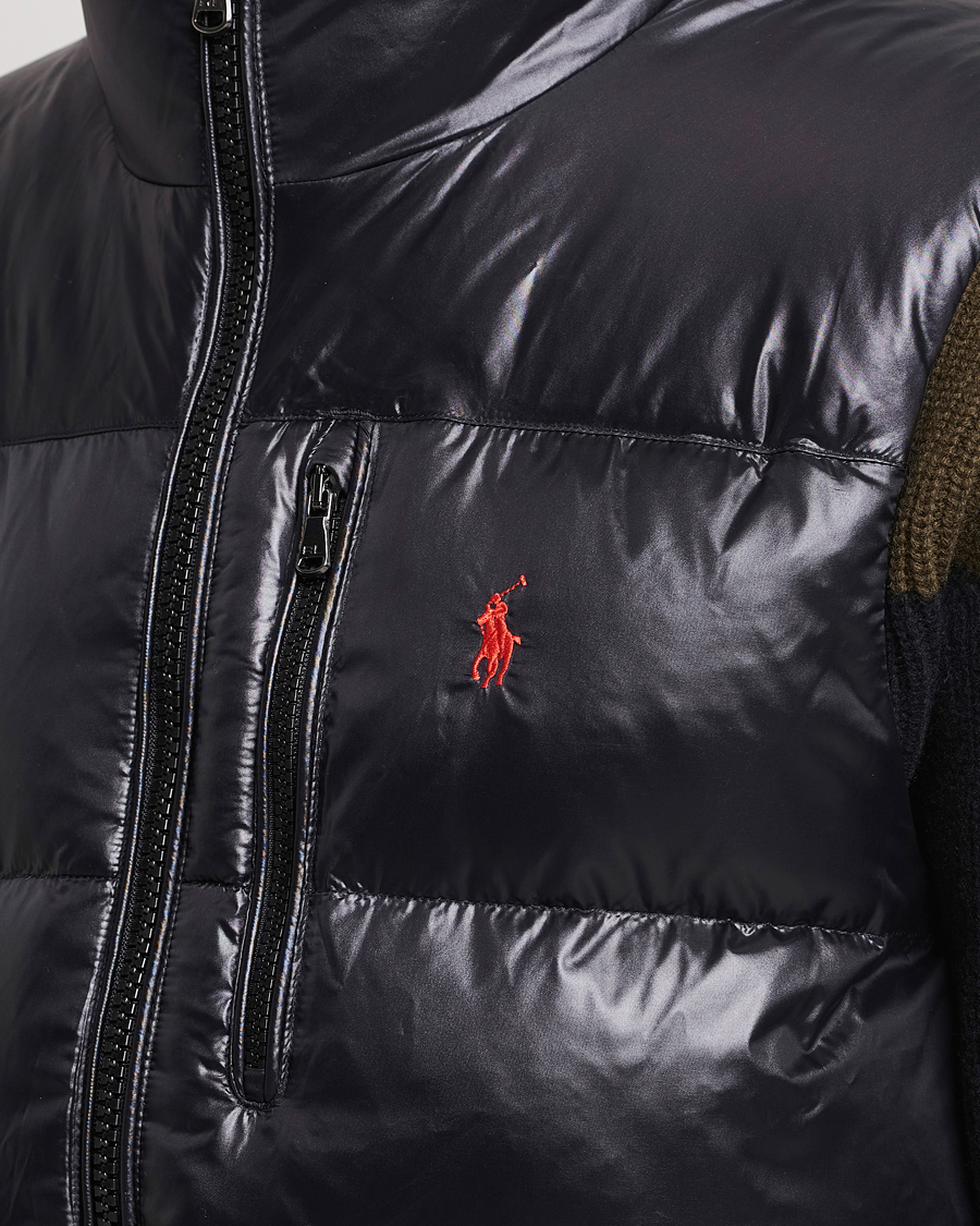 Men | Coats & Jackets | Polo Ralph Lauren | El Cap High Gloss Down Vest Black