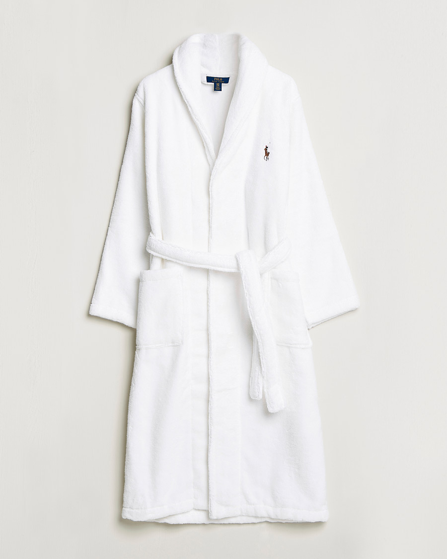 Men | Pyjamas & Robes | Polo Ralph Lauren | Cotton Terry Robe White White