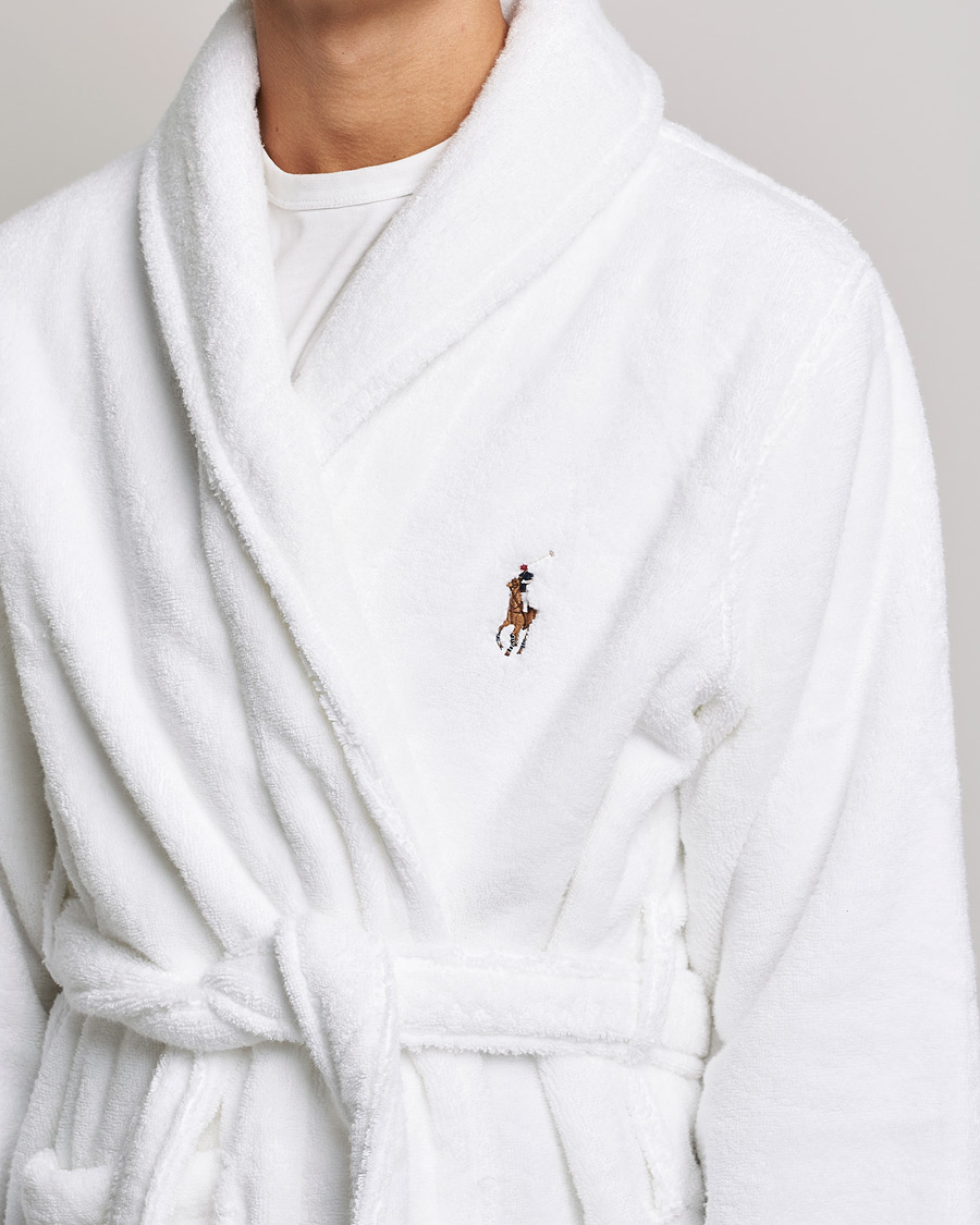 Men | Pyjamas & Robes | Polo Ralph Lauren | Cotton Terry Robe White White