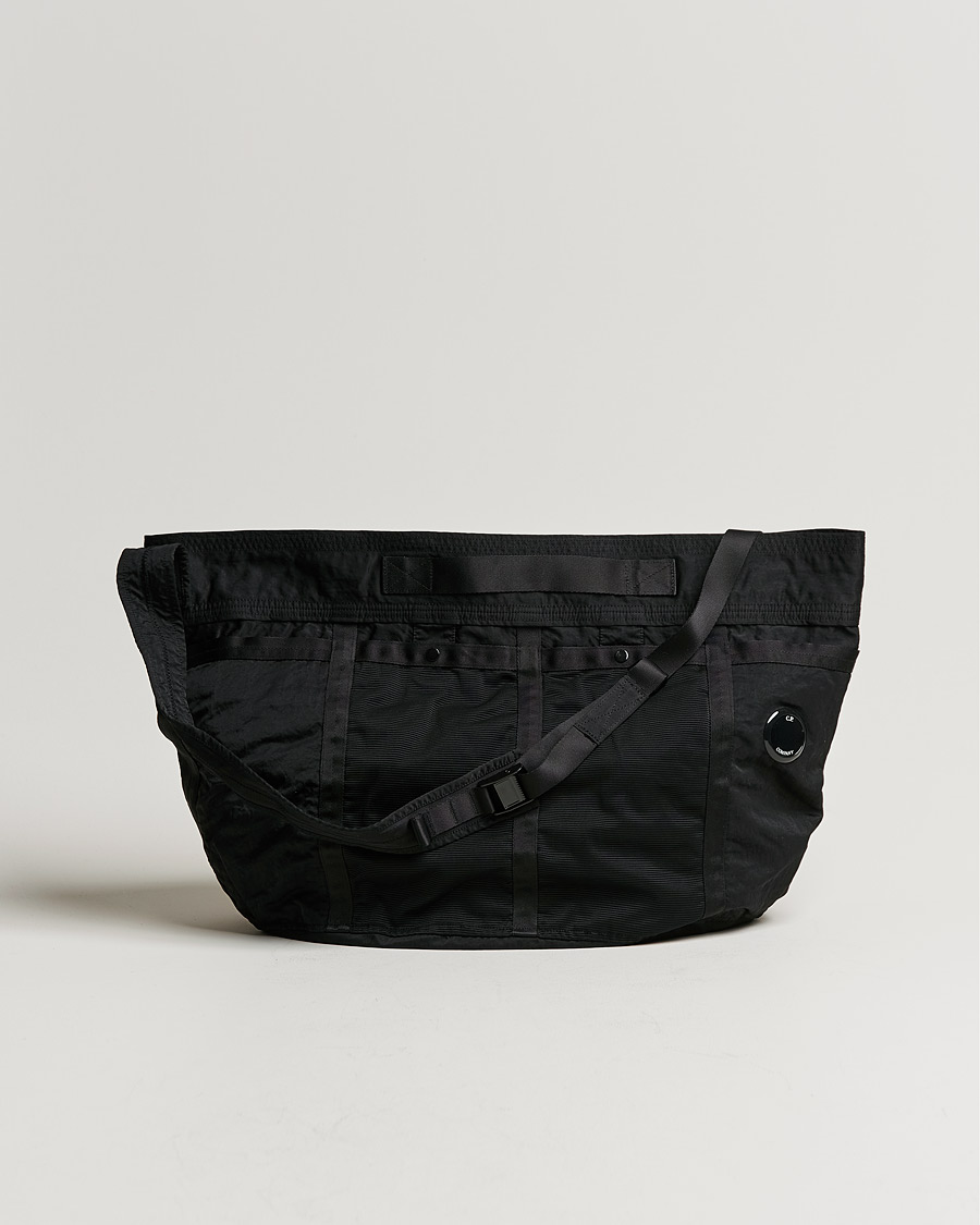 Men | C.P. Company Nylon B Large Tote Bag Black | C.P. Company | Nylon B Large Tote Bag Black