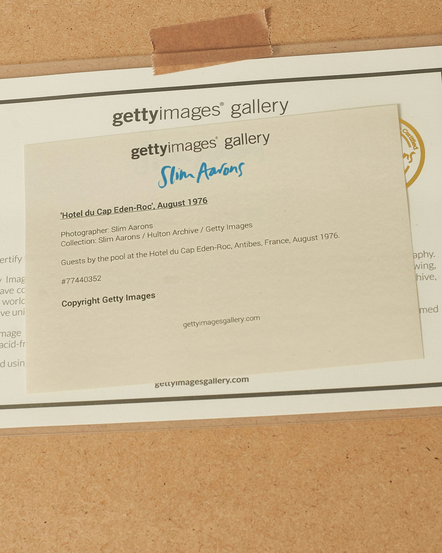 Men | Posters | Sonic Editions | Framed Slim Aarons Pool Hotel Du Cap Eden Roc