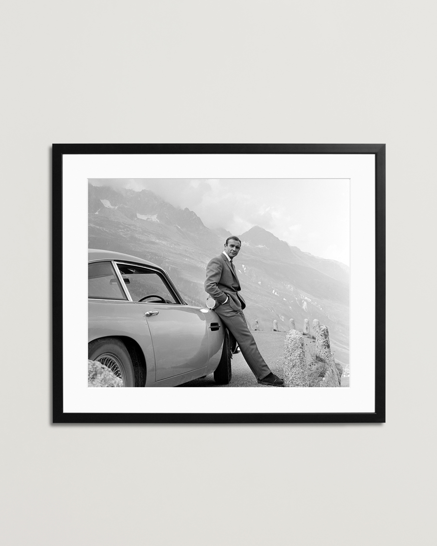 Men | Posters | Sonic Editions | Framed Connery And His Aston Martin