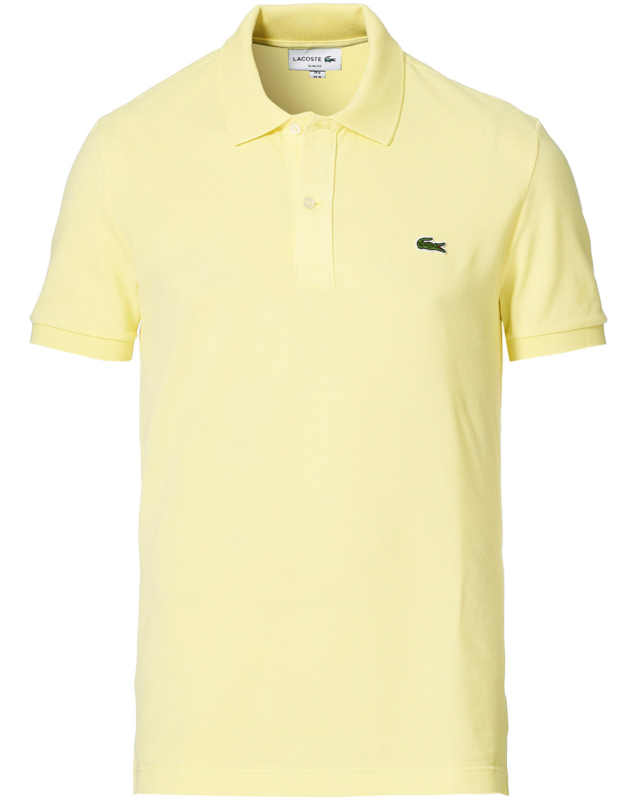 Men | Polo Shirts | Lacoste | Slim Fit Polo Piké Bright Yellow