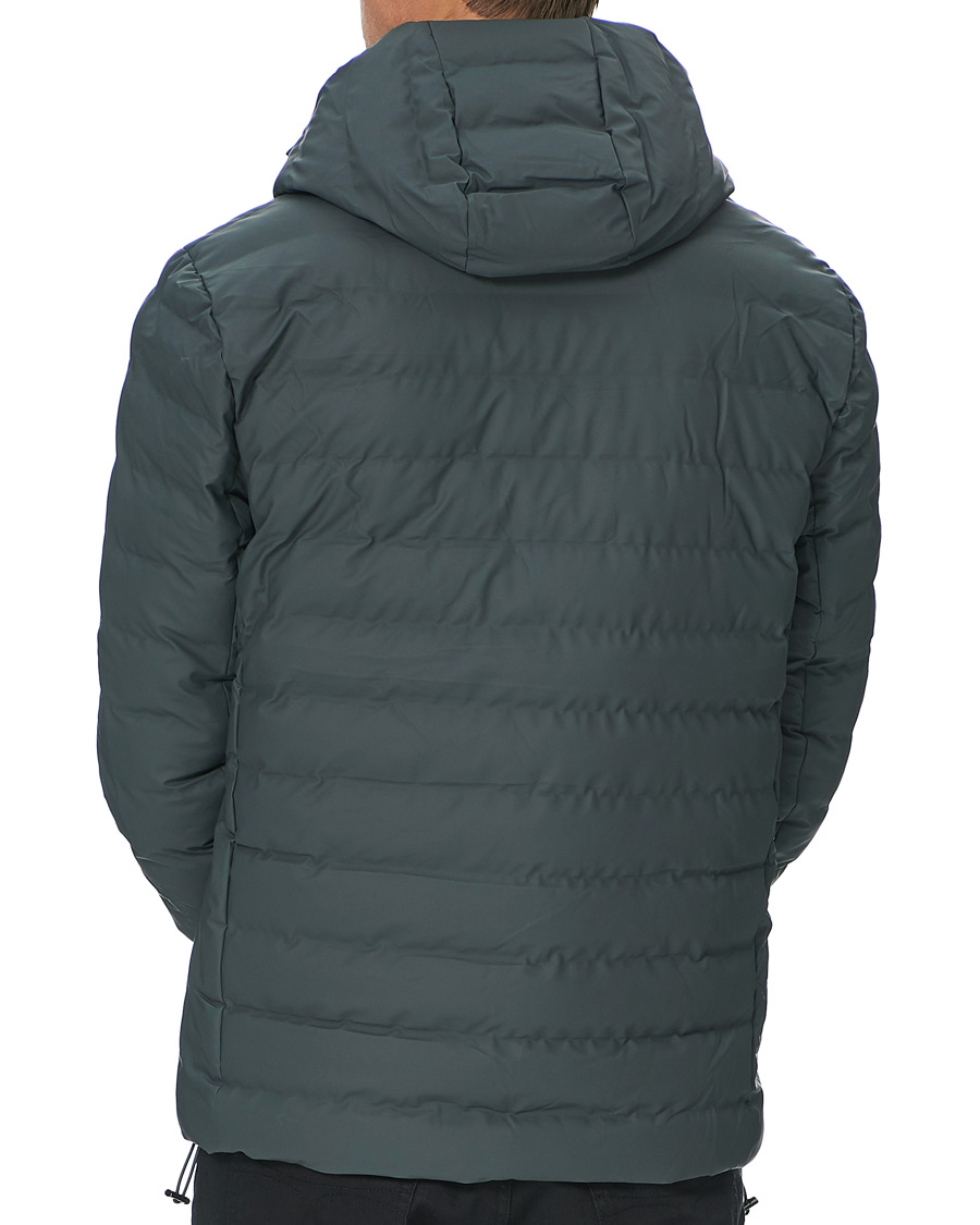 Men | Coats & Jackets | RAINS | Waterproof Trekker Hooded Jacket Slate