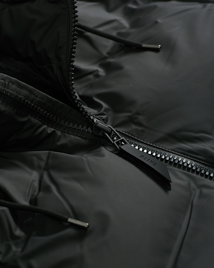 Men | Coats & Jackets | RAINS | Waterproof Long Puffer Jacket Black