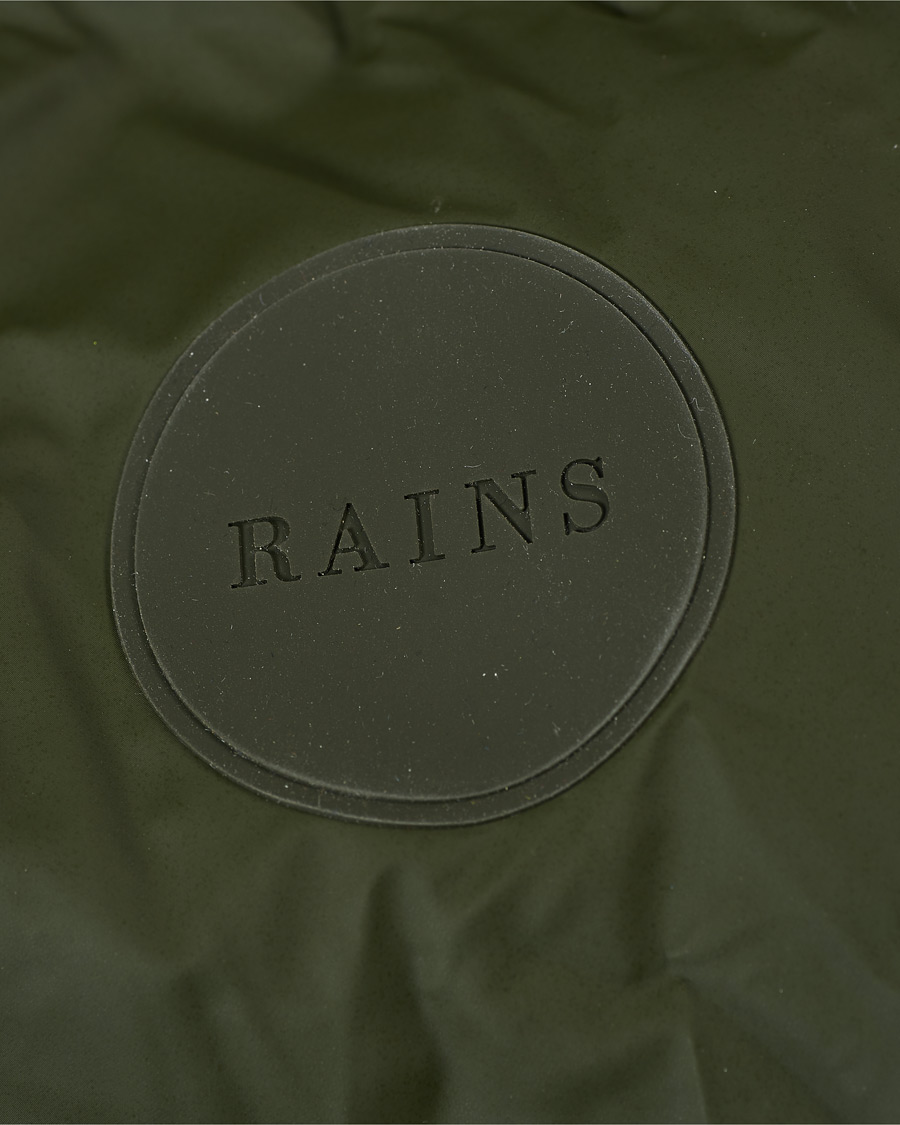 Men | Coats & Jackets | RAINS | Waterproof Long Puffer Jacket Green