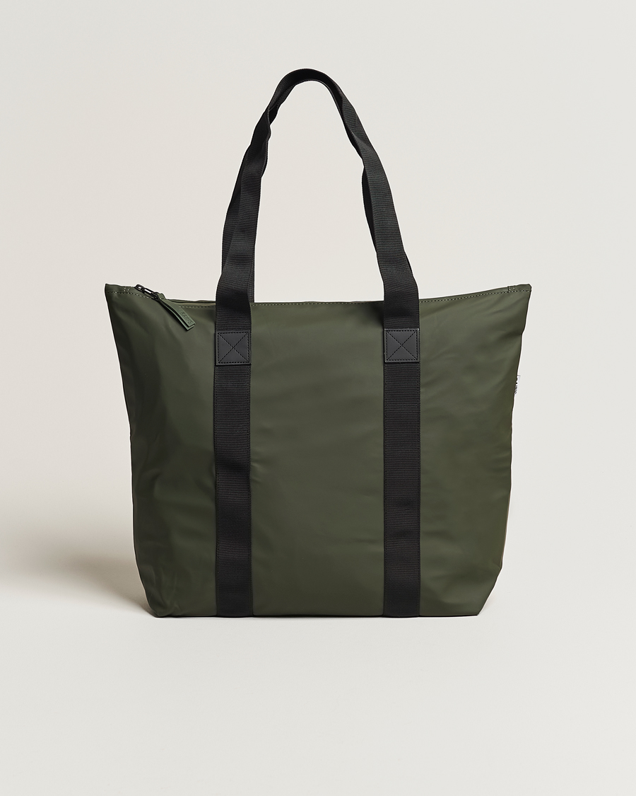 Men | RAINS Tote Bag Rush Green | RAINS | Tote Bag Rush Green