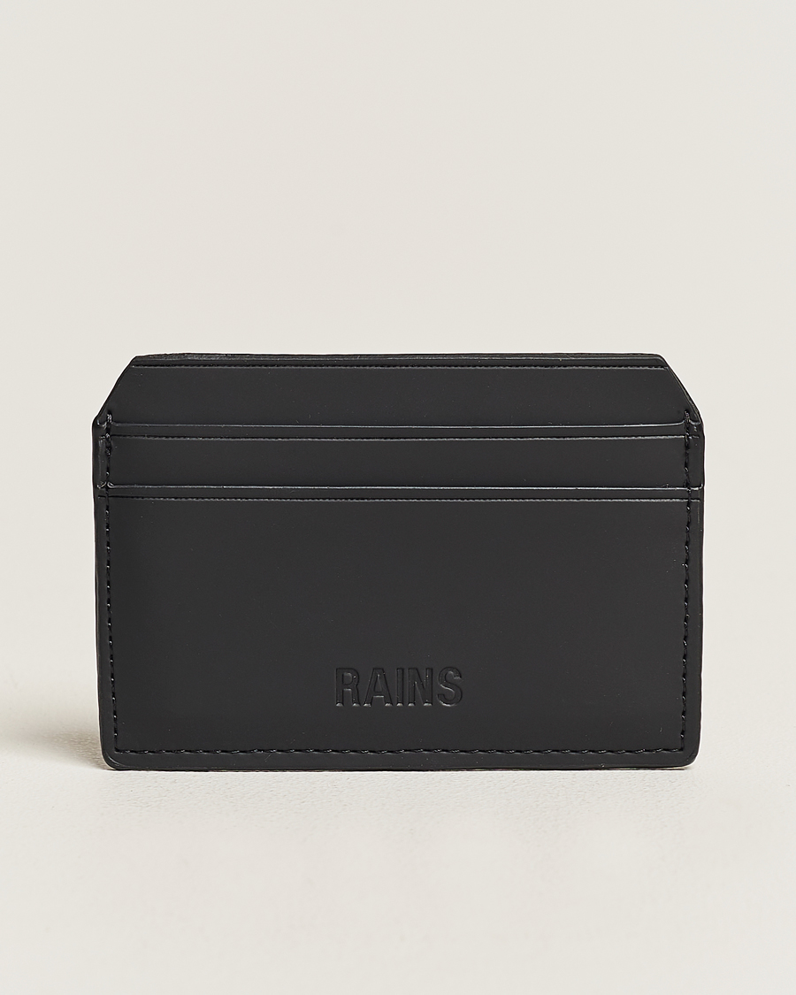 Men | RAINS Card Holder Black | RAINS | Card Holder Black