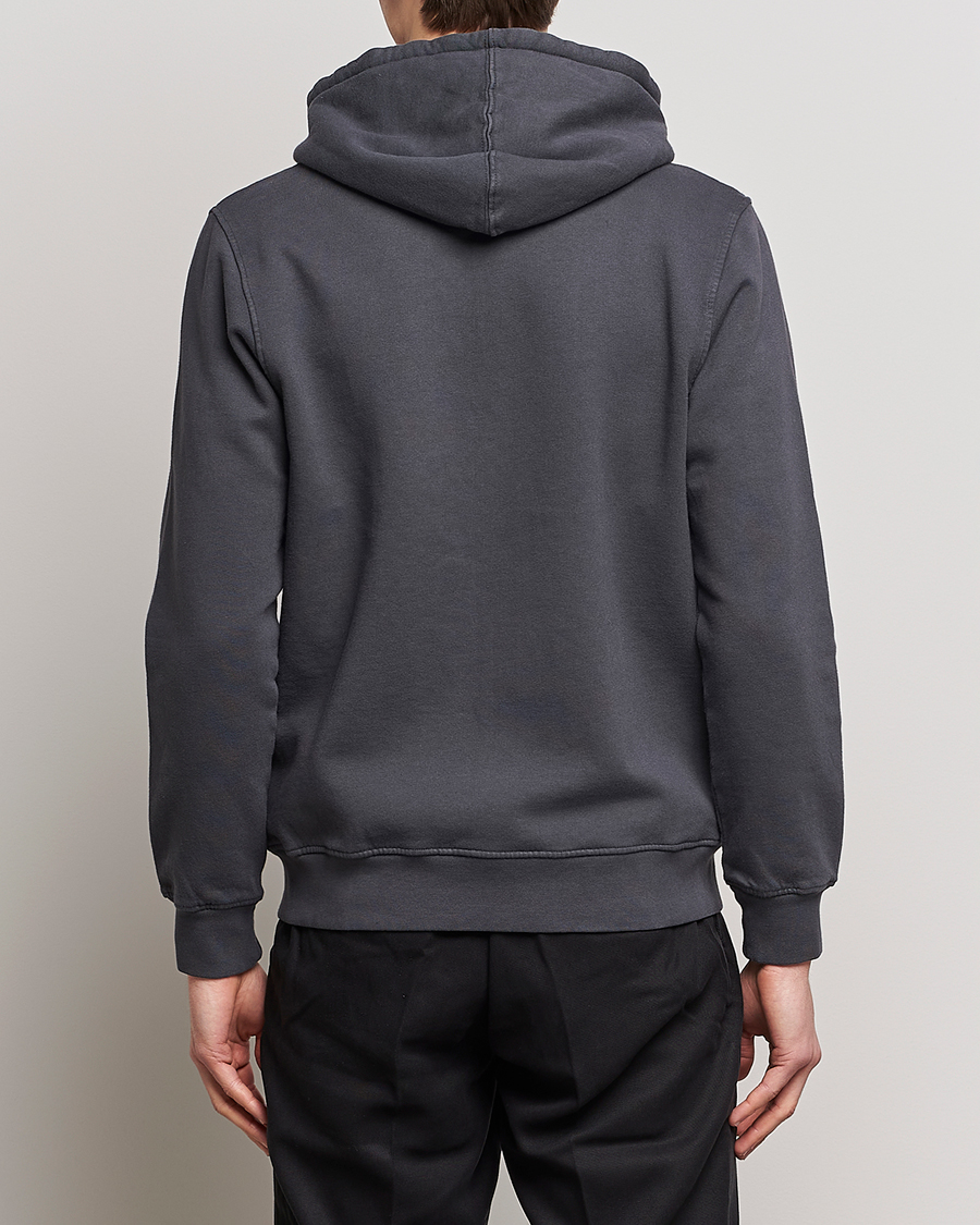 Men | Sweaters & Knitwear | Colorful Standard | Classic Organic Full Zip Hood Lava Grey