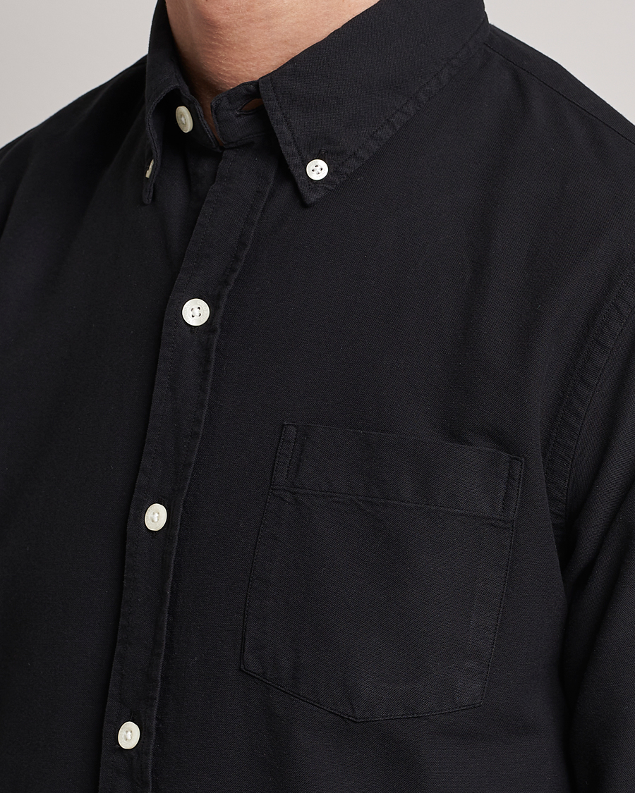 Men | Shirts | Colorful Standard | Classic Organic Oxford Button Down Shirt Deep Black
