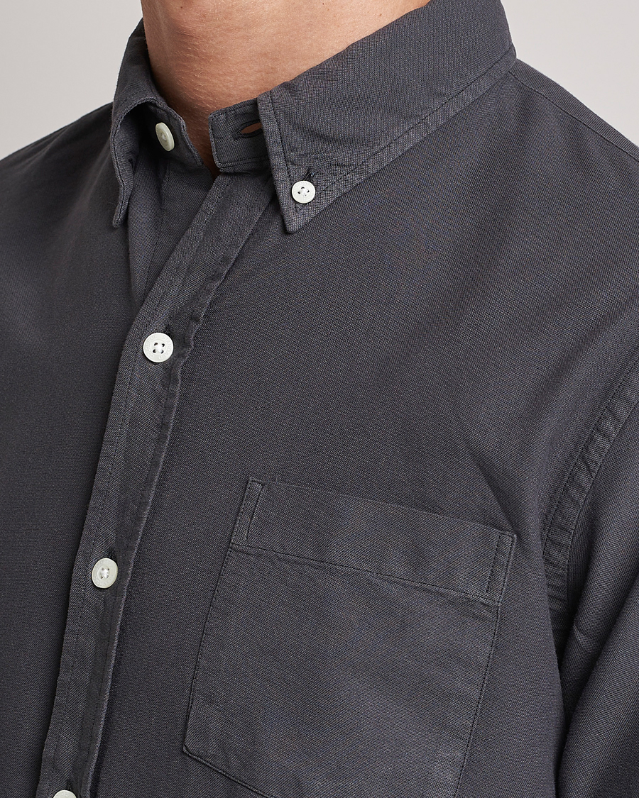 Men | Shirts | Colorful Standard | Classic Organic Oxford Button Down Shirt Lava Grey