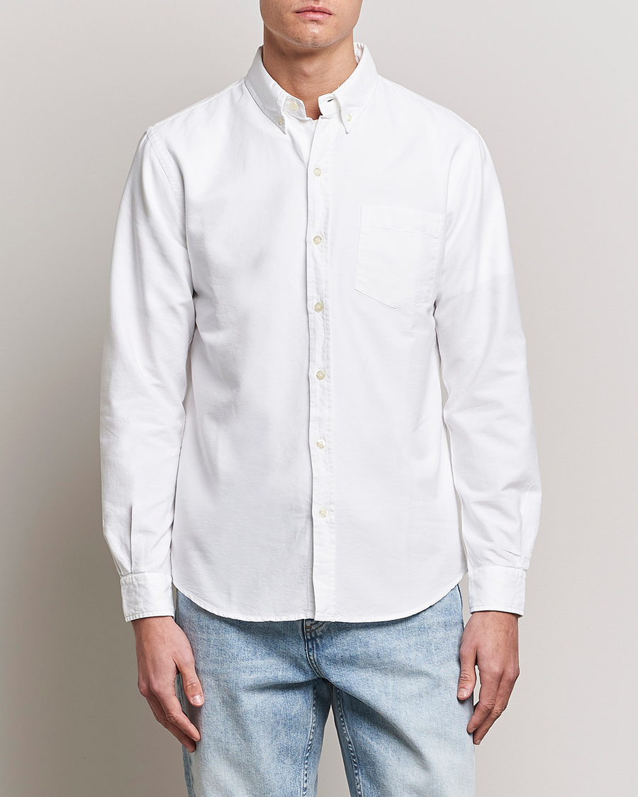 Men |  | Colorful Standard | Classic Organic Oxford Button Down Shirt White