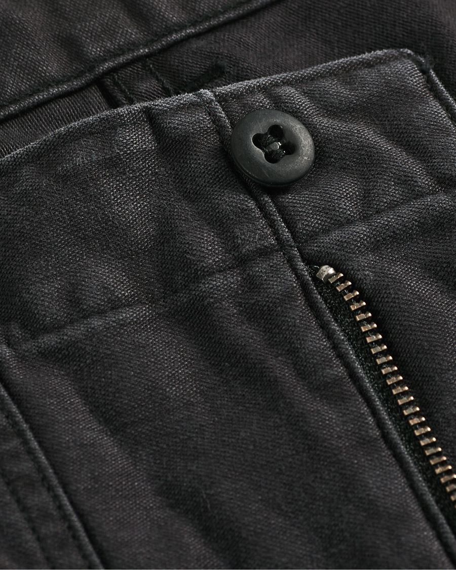 Men | Trousers | orSlow | Slim Fit Original Sateen Fatigue Pants Black