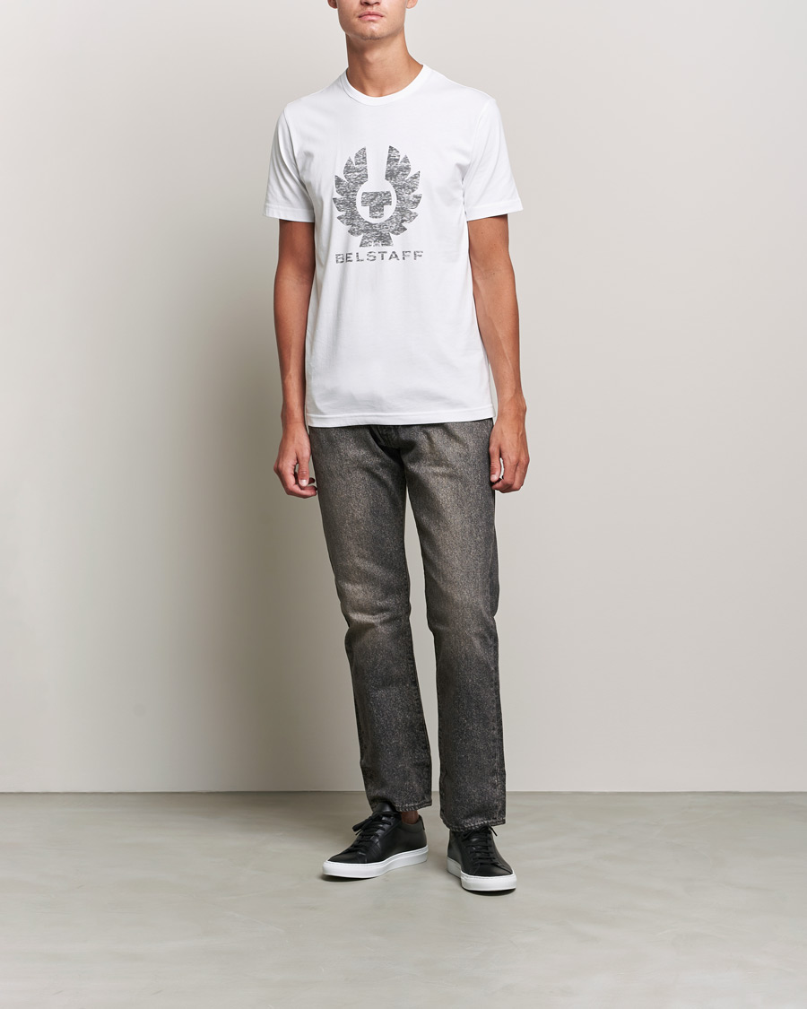 Men | T-Shirts | Belstaff | Coteland Logo Crew Neck Tee White