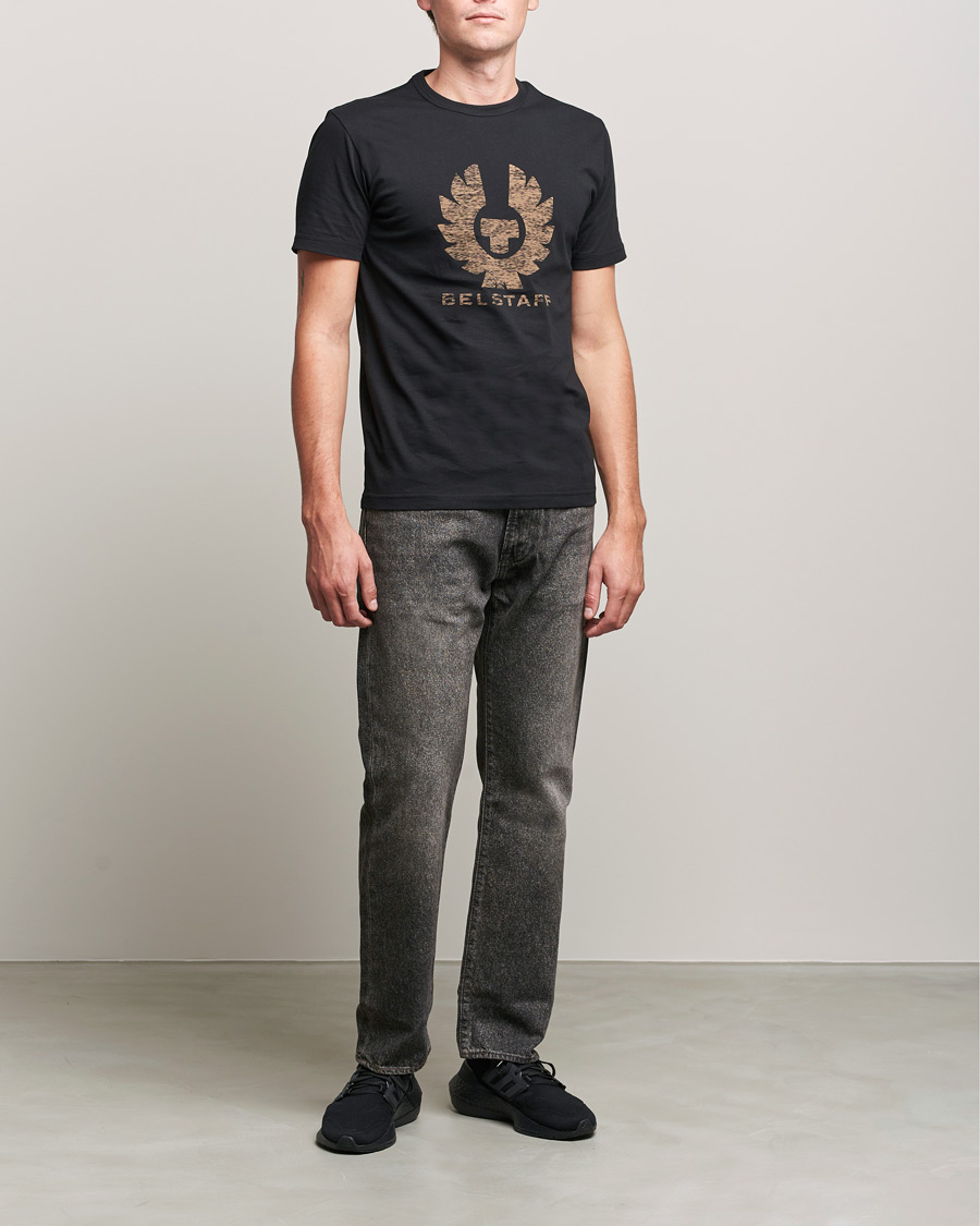 Men | T-Shirts | Belstaff | Coteland Logo Crew Neck Tee Black