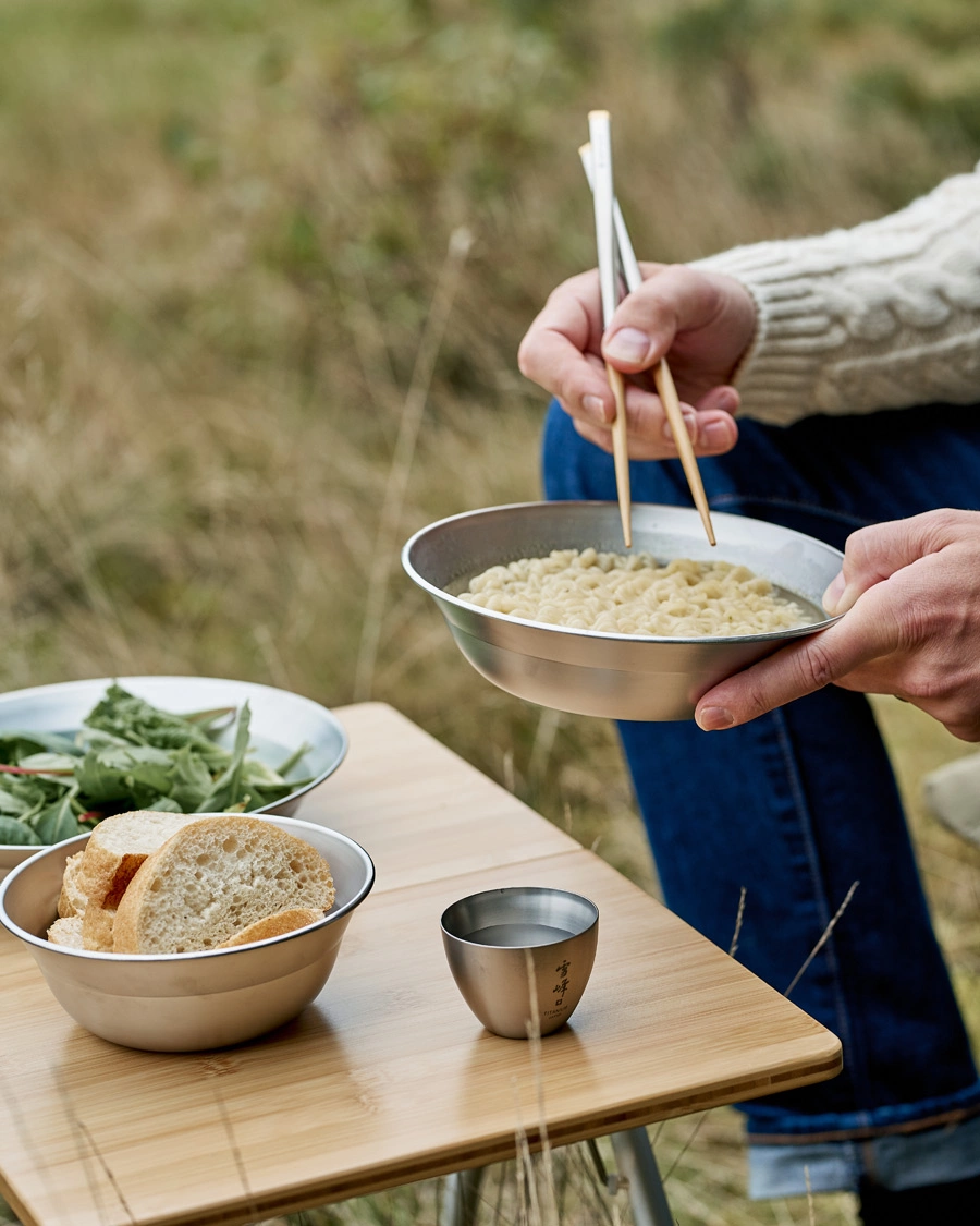 Men | Outdoor living | Snow Peak | Tableware Set Stainless Steel
