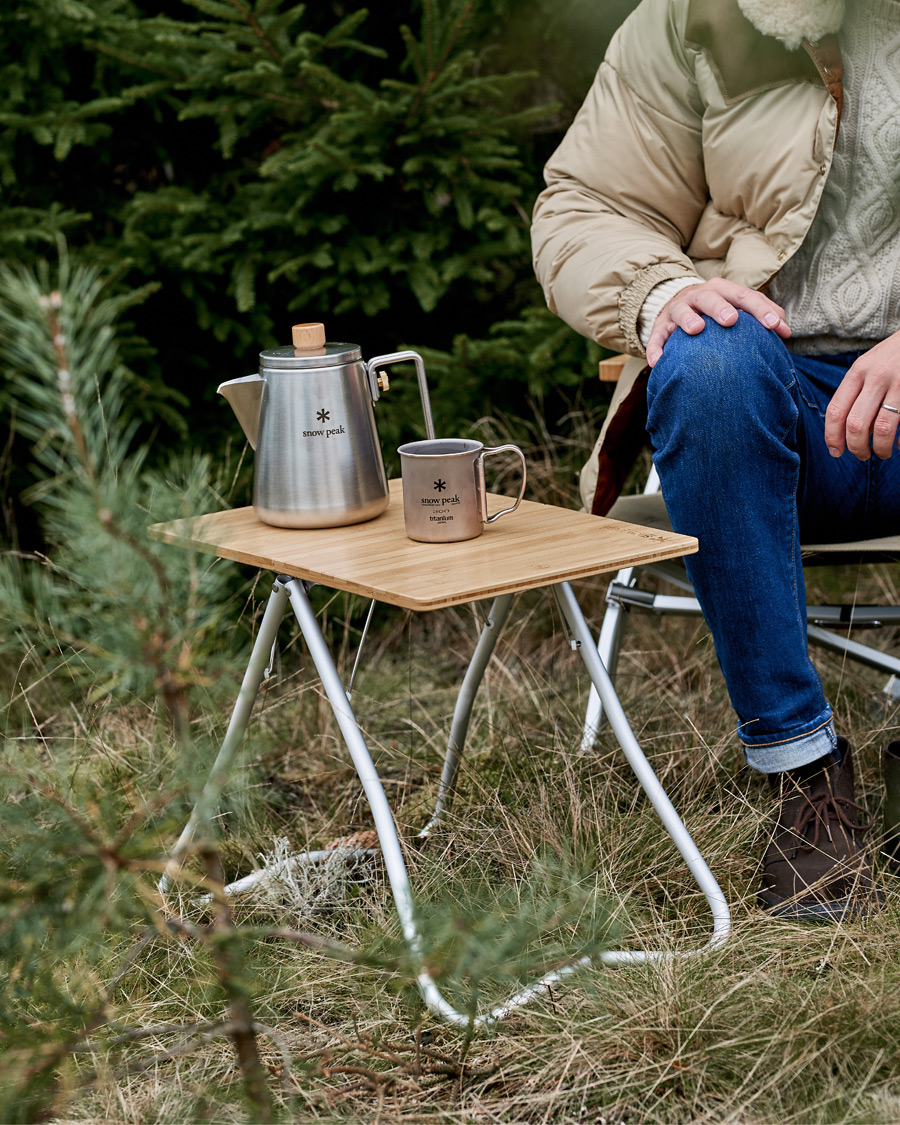 Men | Outdoor living | Snow Peak | Foldable My Table Bamboo