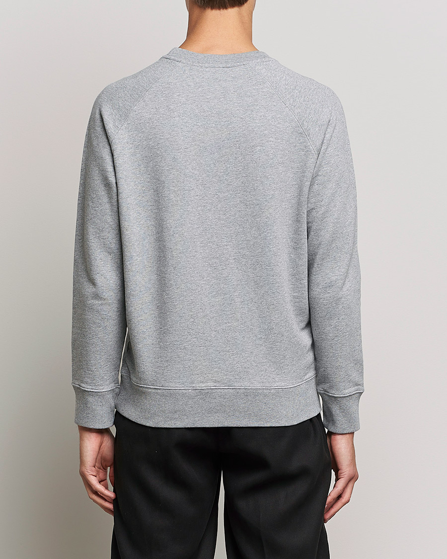 Men | Sweaters & Knitwear | Maison Kitsuné | Fox Head Sweatshirt Grey Melange