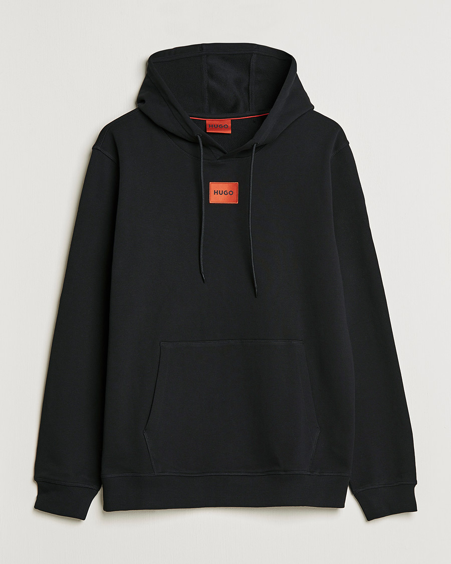 Men | Sweaters & Knitwear | HUGO | Daratschi Logo Hoodie Black