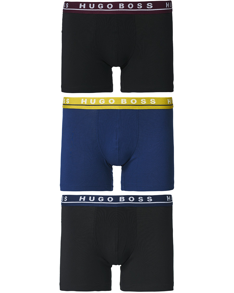 Men | Underwear | BOSS | 3-Pack Boxer Brief Black/Blue/Navy
