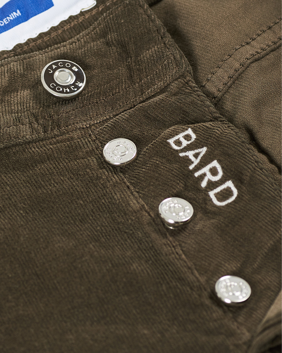 Men | Trousers | Jacob Cohën | 688 Bard 5-Pocket Corduroy Trousers Brown