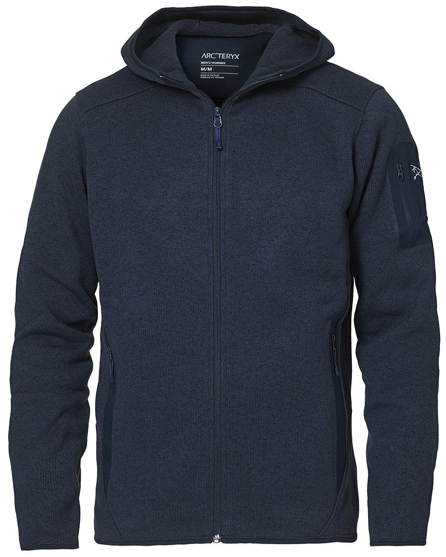 Men | Sweaters & Knitwear | Arc'teryx | Covert Full Zip Hood Kingfisher Heat