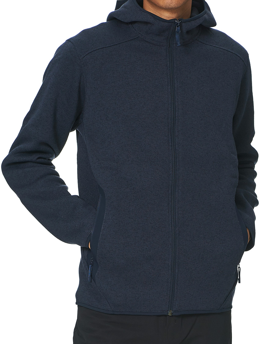 Men | Sweaters & Knitwear | Arc'teryx | Covert Full Zip Hood Kingfisher Heat