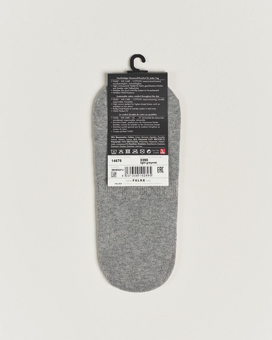 Men | Falke | Falke | Casual High Cut Sneaker Socks Light Grey Melange