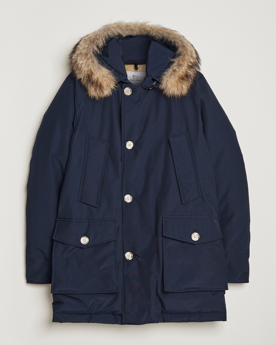 Men | Coats & Jackets | Woolrich | Arctic Parka DF Melton Blue