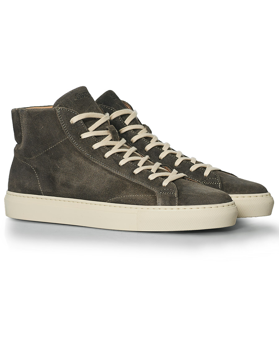 Sweyd 100's High Top Suede Sneaker Iron at CareOfCarl.com