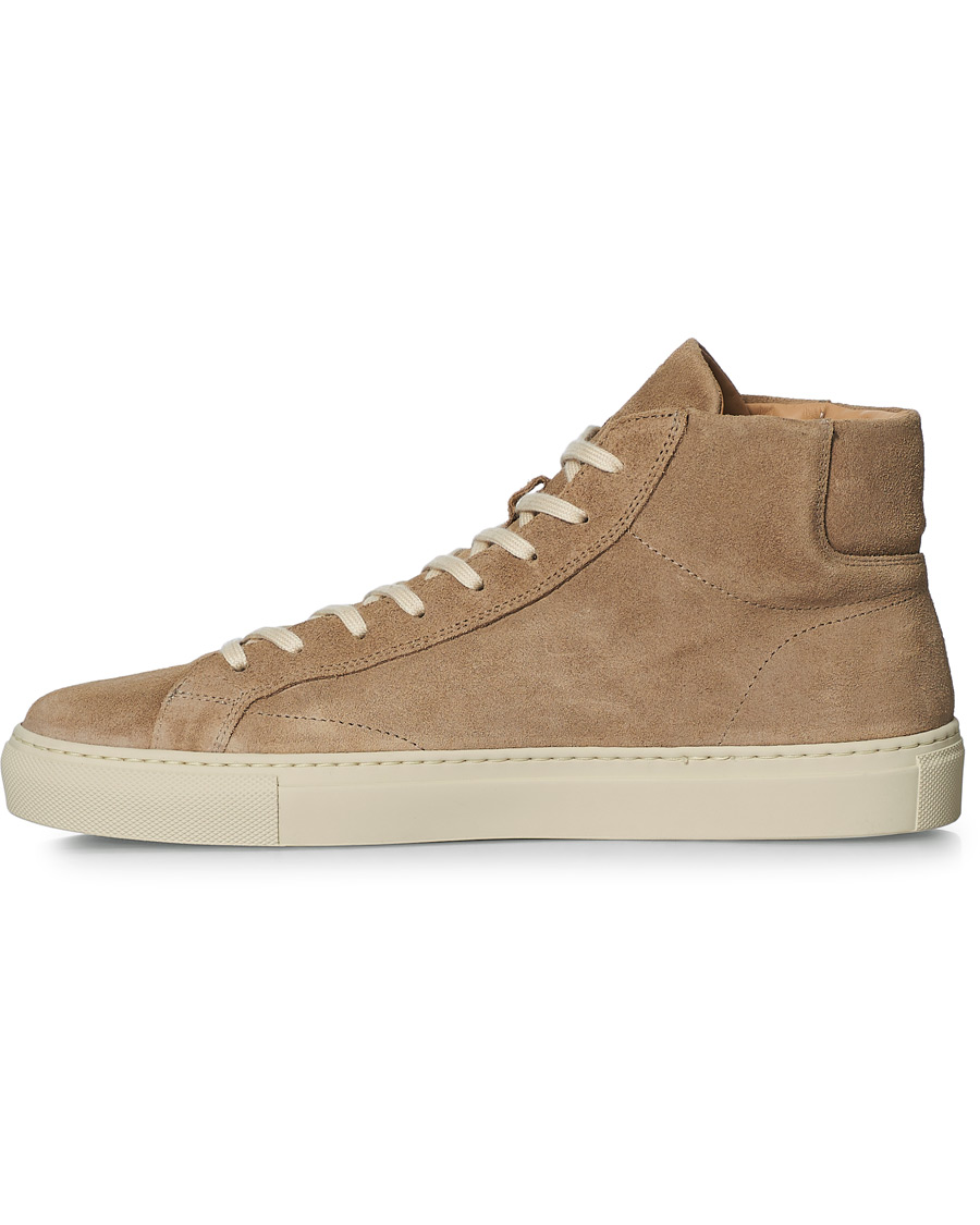 Sweyd 100's High Top Suede Sneaker Peanut at CareOfCarl.com
