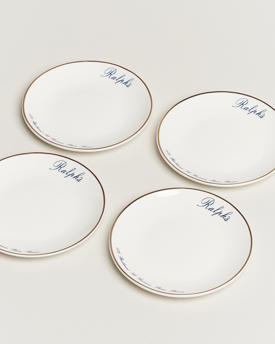 Men | Lifestyle | Ralph Lauren Home | Ralph´s Paris Canape Plates 4pcs Navy/Gold