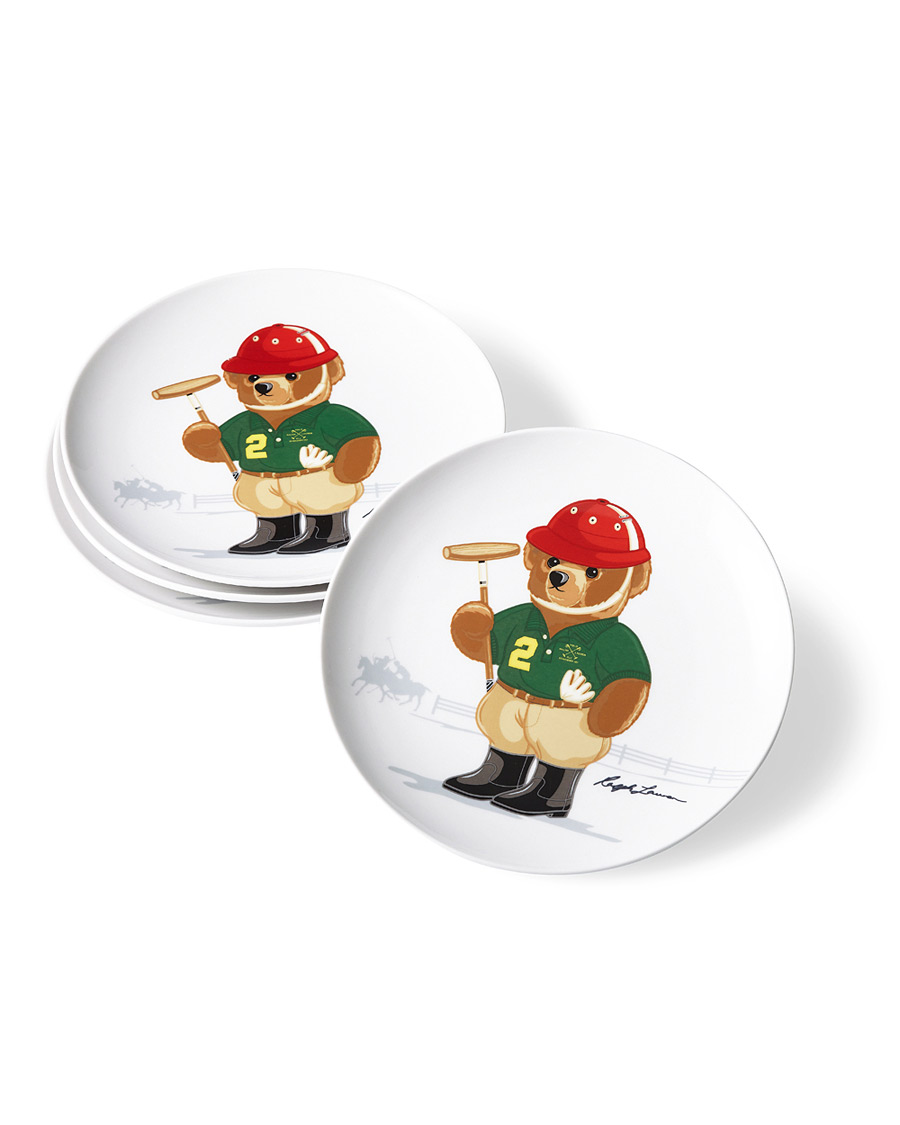 Men | Ralph Lauren Home Haven Polo Bear Dessert Plate 4pcs Multi | Ralph Lauren Home | Haven Polo Bear Dessert Plate 4pcs Multi
