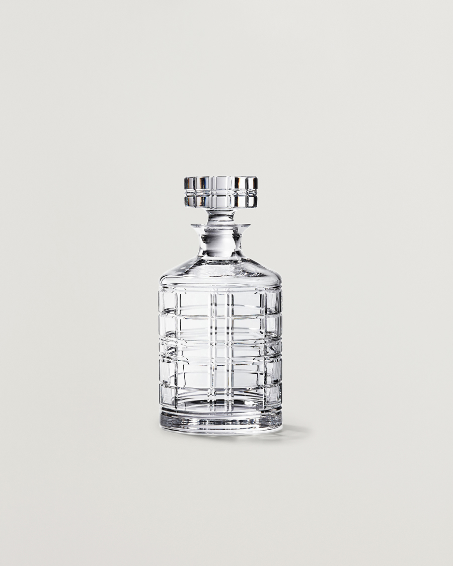 Men | Home | Ralph Lauren Home | Hudson Plaid Crystal Decanter Clear
