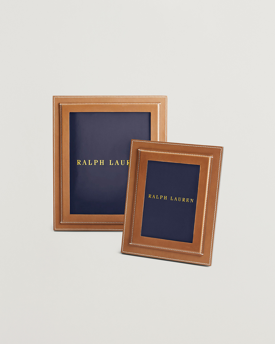 Men | Ralph Lauren Home Brennan 8x10 Photo Frame Saddle | Ralph Lauren Home | Brennan 8x10 Photo Frame Saddle