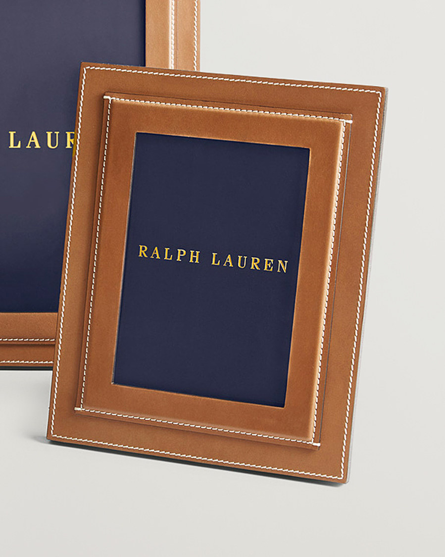 Men | Ralph Lauren Home Brennan 8x10 Photo Frame Saddle | Ralph Lauren Home | Brennan 8x10 Photo Frame Saddle