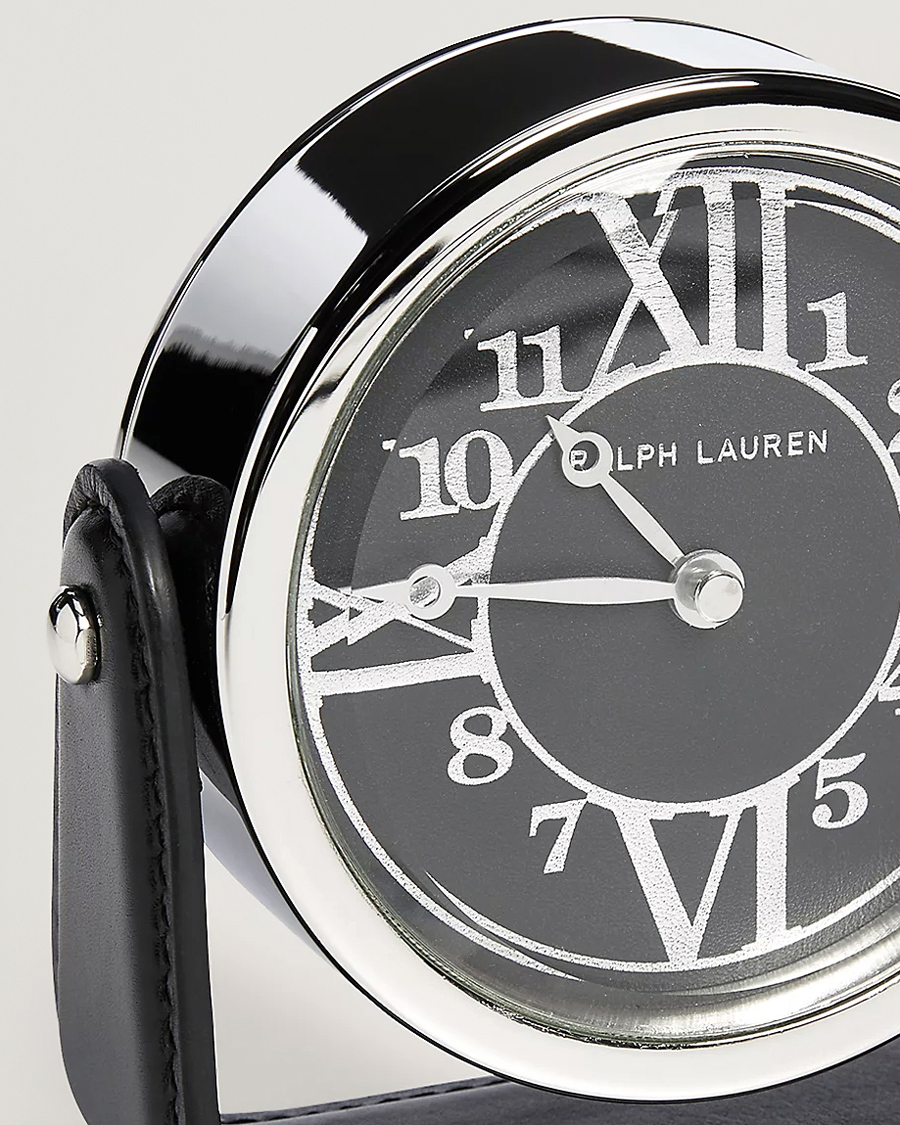 Men | Lifestyle | Ralph Lauren Home | Brennan Table Clock Black