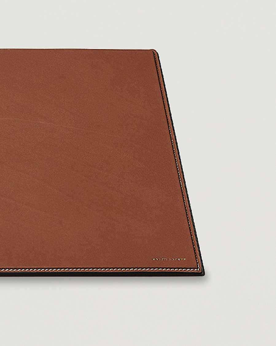 Men | Home | Ralph Lauren Home | Brennan Small Leather Desk Blotter Saddle Brown
