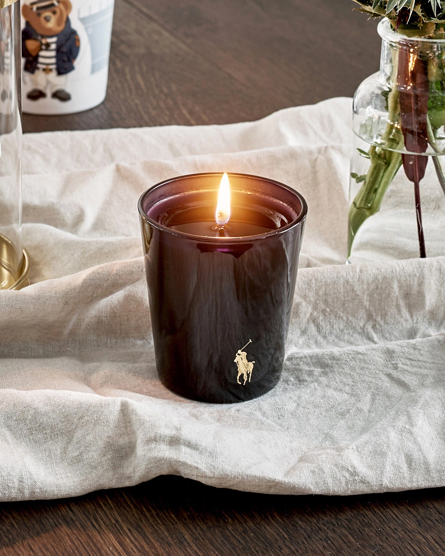 Ralph Lauren Home Round Hill Single Wick Candle Navy/Gold at