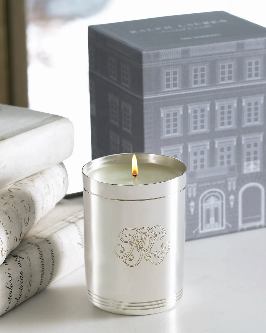 Men |  | Ralph Lauren Home | 888 Madison Flagship Single Wick Candle Silver