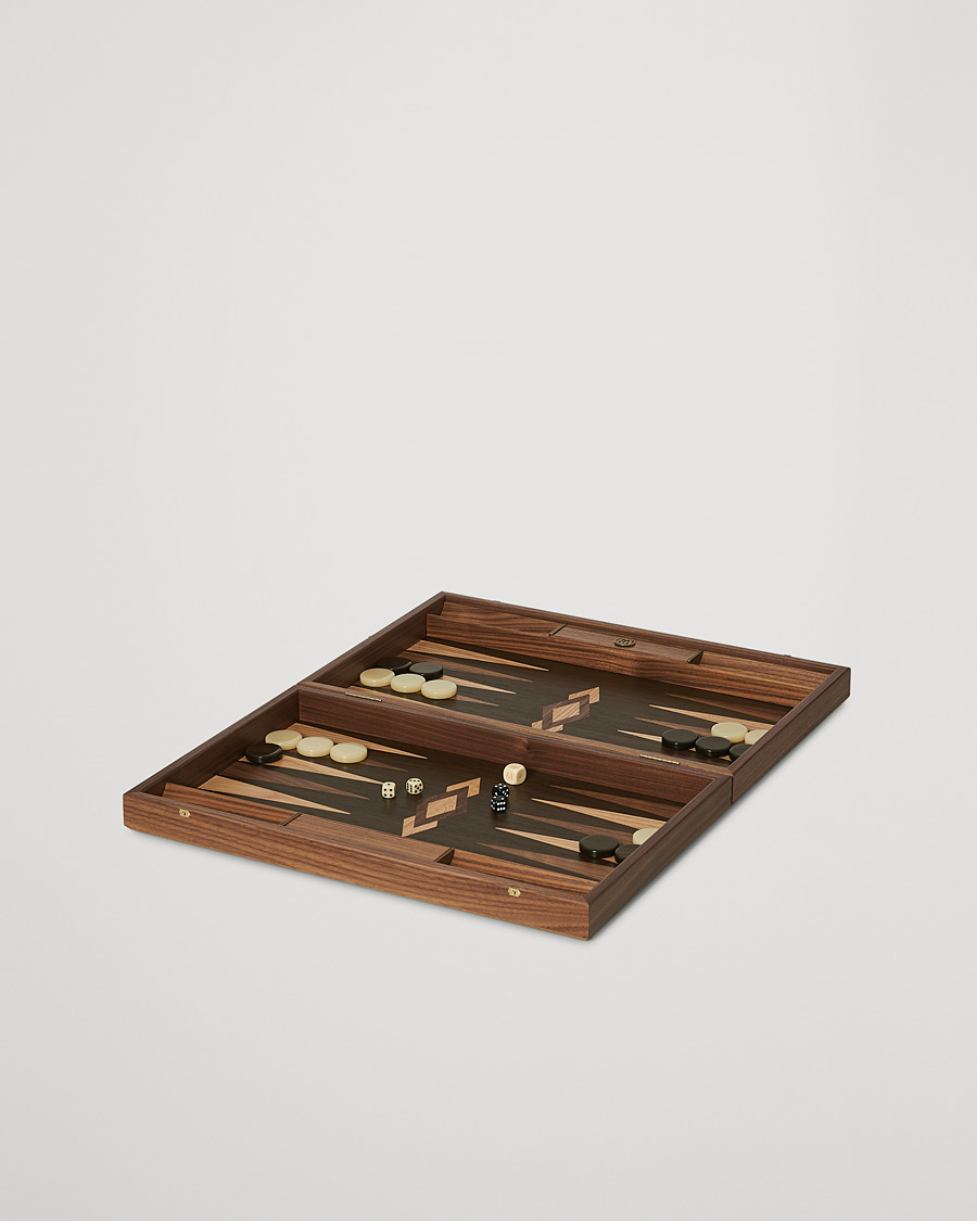 Men | Manopoulos Walnut Natural Tree Large Backgammon | Manopoulos | Walnut Natural Tree Large Backgammon