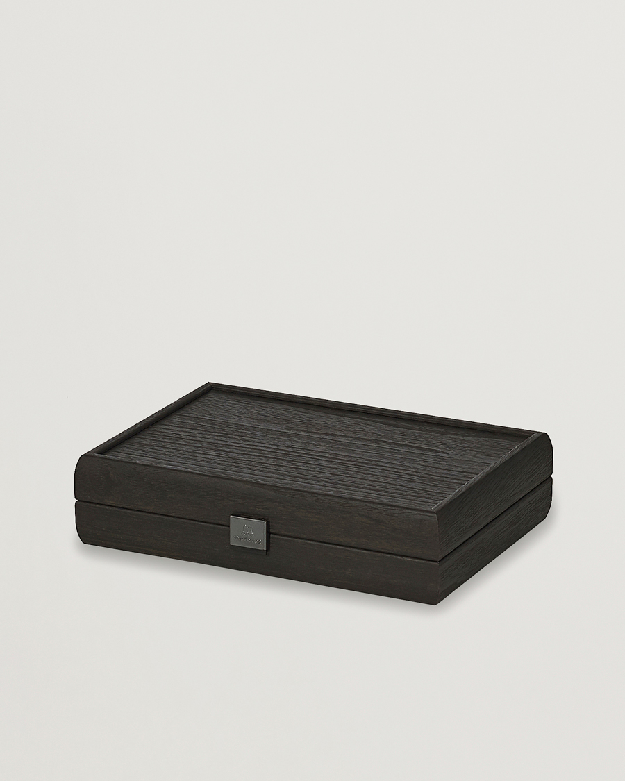 Men | For the Home Lover | Manopoulos | Wooden Card Case Black