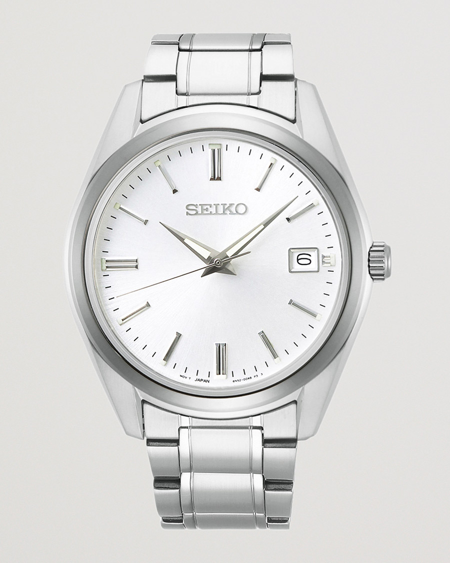 Men | Seiko Sapphire 40mm Steel Silver Dial | Seiko | Sapphire 40mm Steel Silver Dial