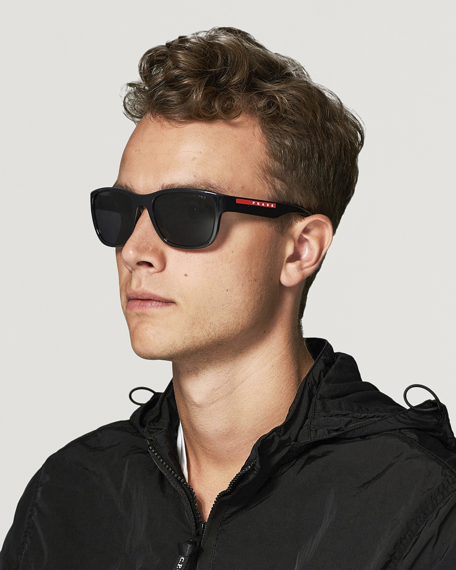 Men | Sunglasses | Prada Linea Rossa | 0PS 01US Polarized Sunglasses Black