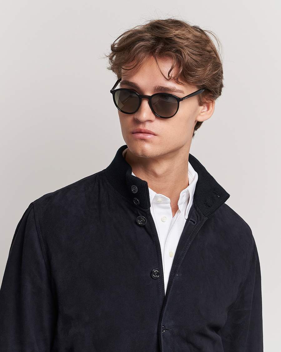Men | Round Frame Sunglasses | Prada Eyewear | 0PR 05XS Sunglasses Black